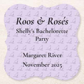 Australien Kangaroo Junggeselinnen-Abschied Design Untersetzer