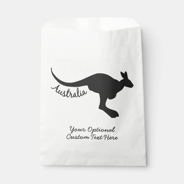 Australien Kangaroo Zollkodex Geschenktütchen (Vorderseite)