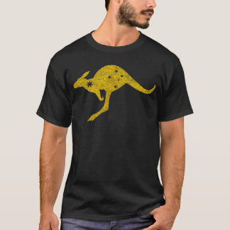 Australien Känguru Aussie ROO Flagge Rundel Sport T-Shirt