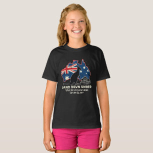 Australien Känguru Aussies Land Down Under T-Shirt