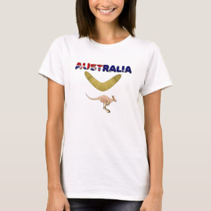 Australien Känguru Bumerang Damen T-Shirt