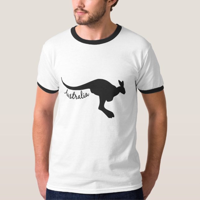 Australien-Känguru-Shirts u. -jacken T-Shirt (Vorderseite)