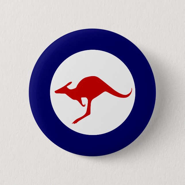 Australien-Kängurumilitärluftfahrt roundel Button (Vorderseite)