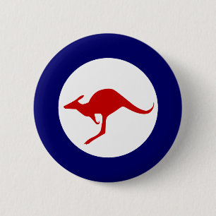 Australien-Kängurumilitärluftfahrt roundel Button