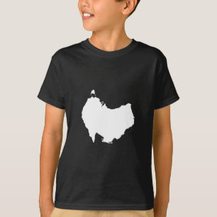 Australien-Karte Down Under Visueller Wortwitz T-Shirt