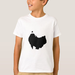 Australien Karte unter Visuellem Puffsack-Spaß T-Shirt