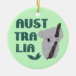 Australien-Koala-Bärn-Verzierung Keramikornament