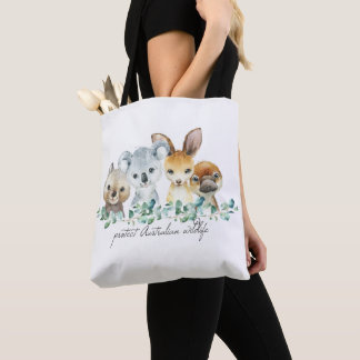 Australien Koala Kangaroo Tote Bag Ökologisch