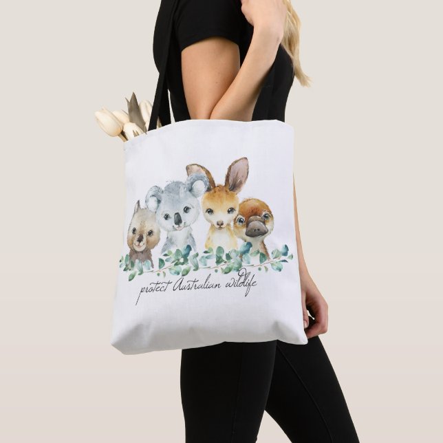Australien Koala Kangaroo Tote Bag Ökologisch (Von Nahem)