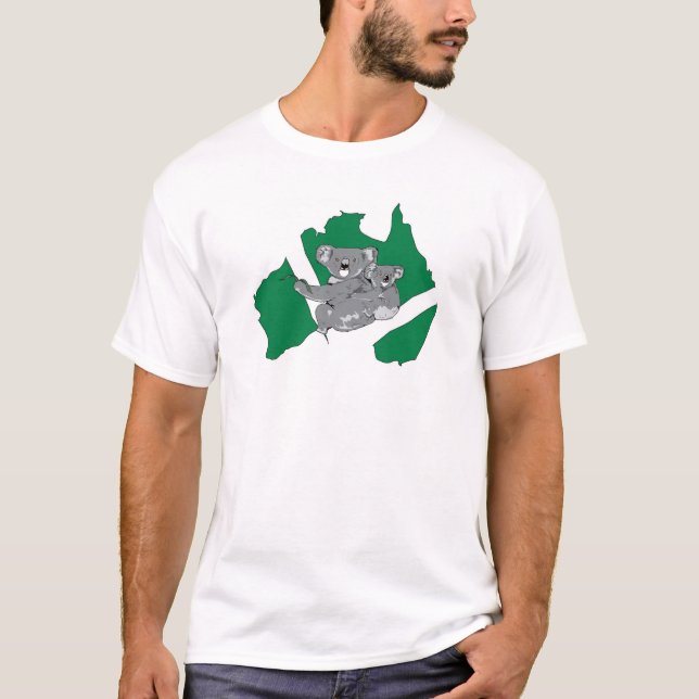 Australien-Koala T-Shirt (Vorderseite)