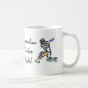 Australien-Kricket schaukelt Flaggen-Tasse Tasse