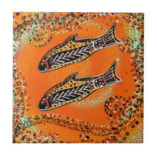 AUSTRALIEN KUNST     FLIESE
