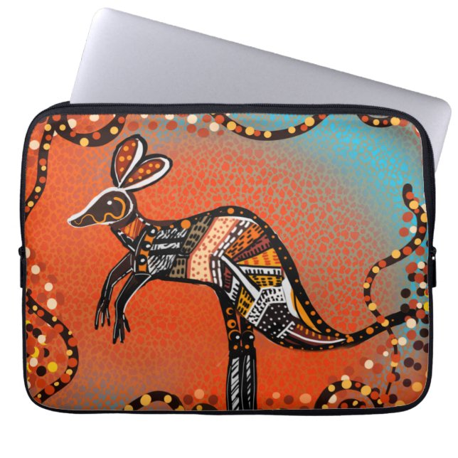 AUSTRALIEN KUNST LAPTOPSCHUTZHÜLLE (Vorderseite)