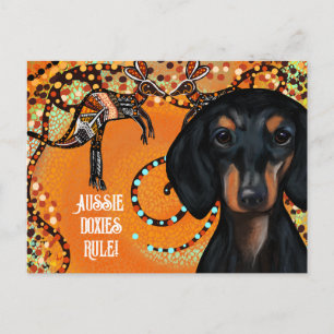 AUSTRALIEN KUNST                  POSTKARTE