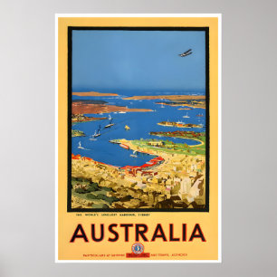 Australien Kunst Reiseplakat Australische Malerei Poster
