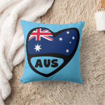Australien Land Code Flaggenmitte AUS