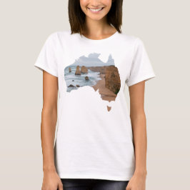 Australien Land Form Apostel Great Ocean Road T-Shirt