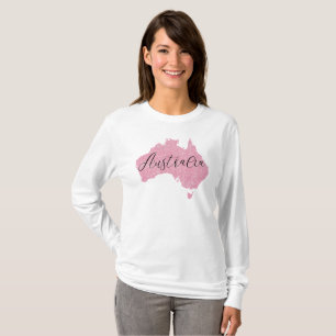 Australien Land schimmert Farbe T-Shirt