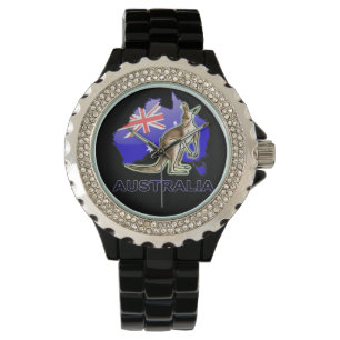 Australien-Leder-Uhr Armbanduhr