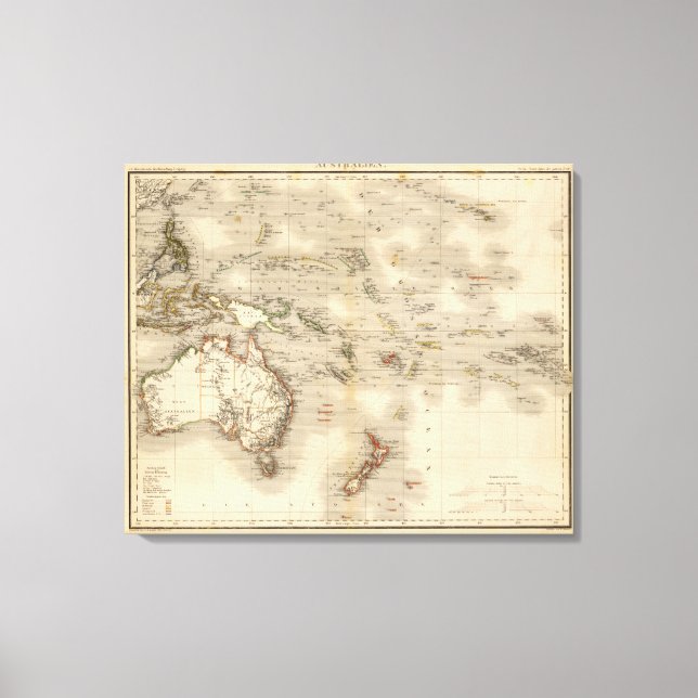 Australien Leinwanddruck (Vorderseite)