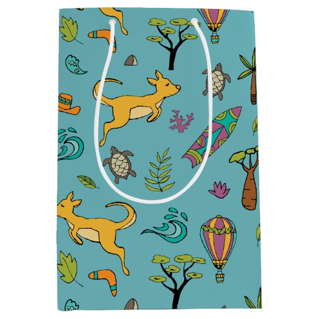 Australien Liebe Gift Bag Mittlere Geschenktüte (Vorderseite)