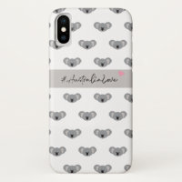 Australien Liebe Rosa Herz Koala Muster