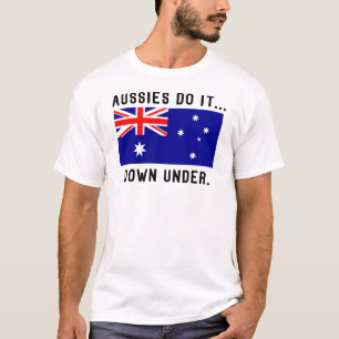 Australien macht es... Nach unten. T-Shirt