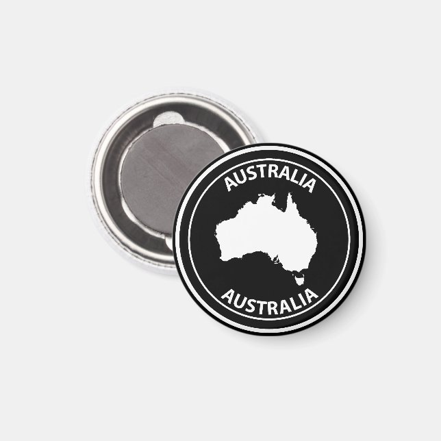 Australien Magnet (Vorderseite/Rückseite)