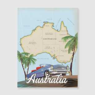 Australien Magnetkarte