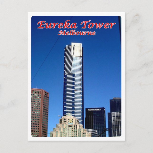 Australien - Melbourne - Eureka Tower - Postkarte (Vorderseite)