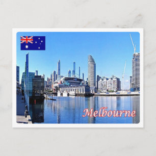 Australien - Melbourne - Hafen - Postkarte