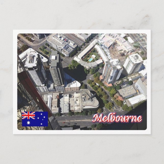 Australien - Melbourne - Postkarte (Vorderseite)