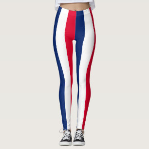 Australien Nationalflagge Farben Vertikal Gestreif Leggings