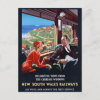 Australien New South Wales Relais Vintage Poster