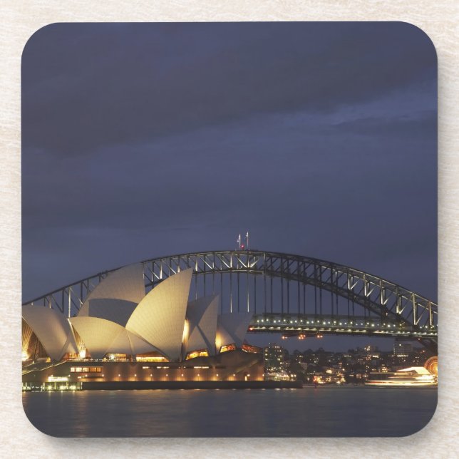 Australien, New South Wales, Sydney, Sydney Opera  Untersetzer (Vorderseite)