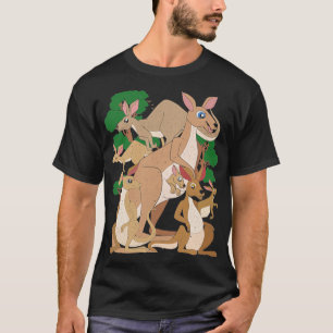 Australien Outback Marsupial Animal Kangaroo T-Shirt