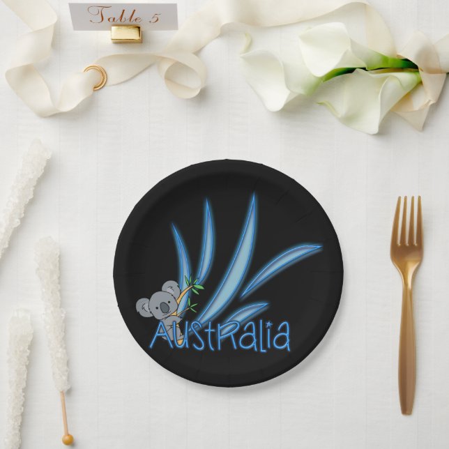 Australien Pappteller (Hochzeit)
