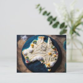 Australien Pavlova Postkarte