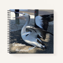 Australien; Pelikan - Reisen Notizbuch