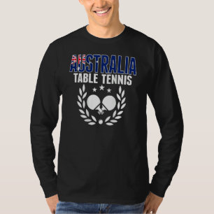Australien Ping Pong Aussie Tischtennis Team Sup T-Shirt