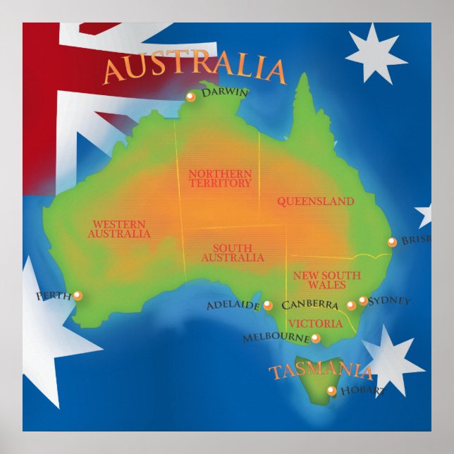 Australien Poster (Vorne)
