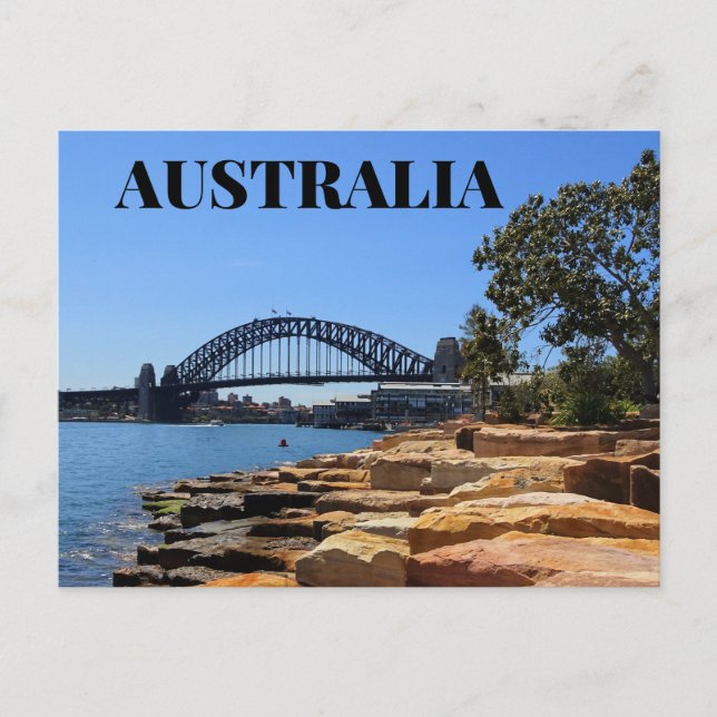 Australien Postkarte (Vorderseite)