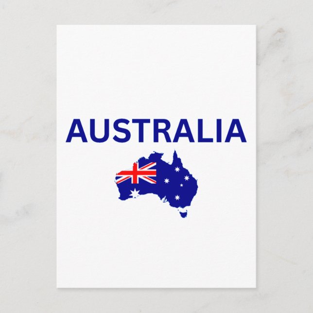 Australien Postkarte (Vorderseite)