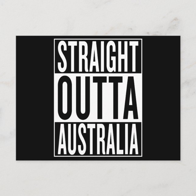 Australien Postkarte (Vorderseite)