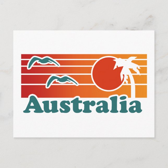 Australien Postkarte (Vorderseite)