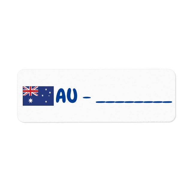 Australien - Postüberquerung (Vorne)