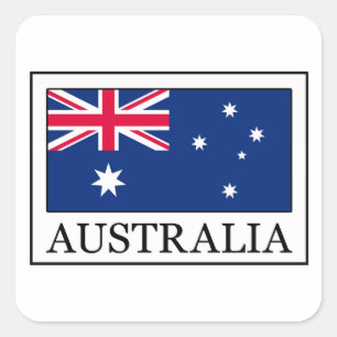 Australien Quadratischer Aufkleber