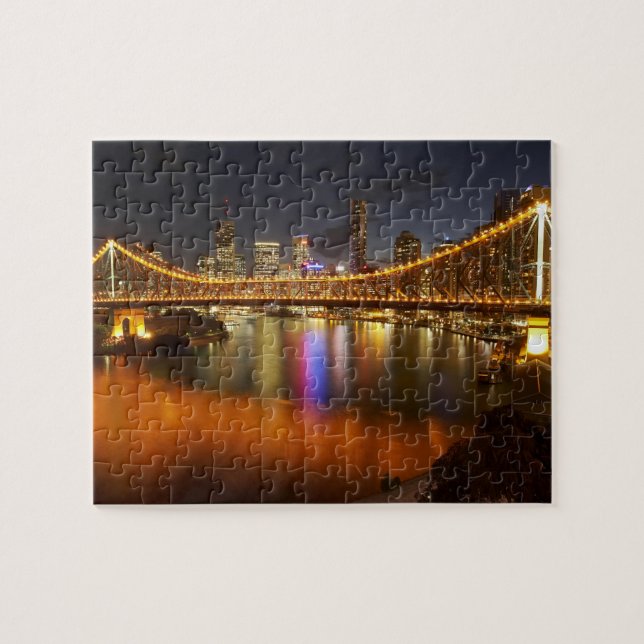 Australien, Queensland, Brisbane, Story Bridge, 2 Puzzle (Horizontal)