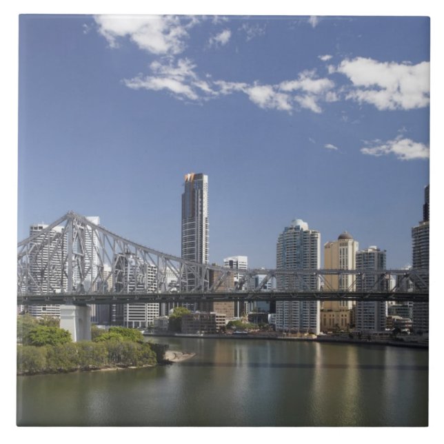 Australien, Queensland, Brisbane, Story Bridge, Fliese (Vorderseite)