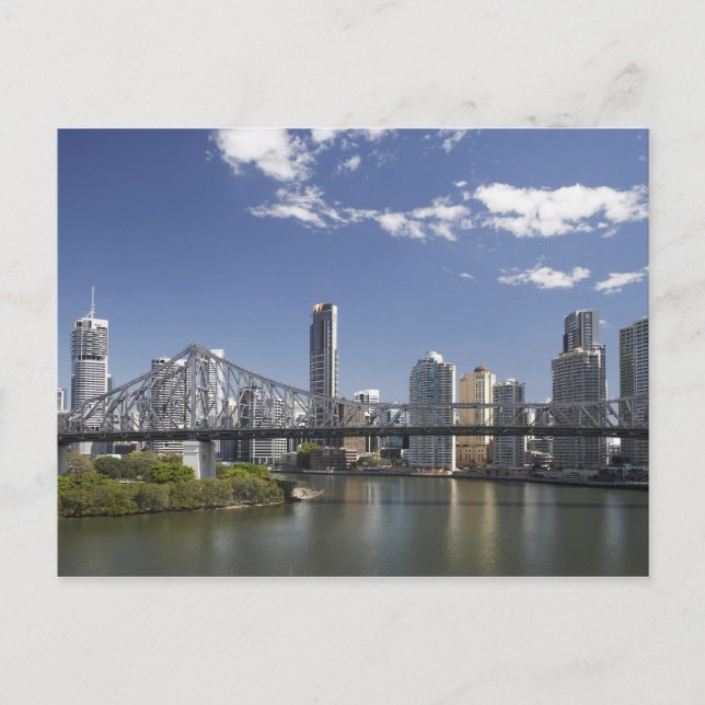 Australien, Queensland, Brisbane, Story Bridge, Postkarte (Vorderseite)